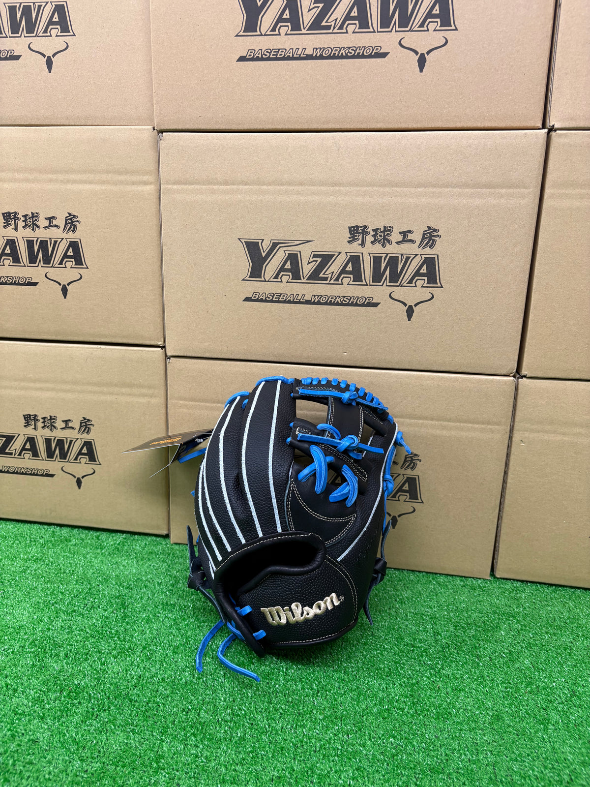 Wilson　少年軟式内野手用グラブ 【7J型】　ブラック×ブラックSS