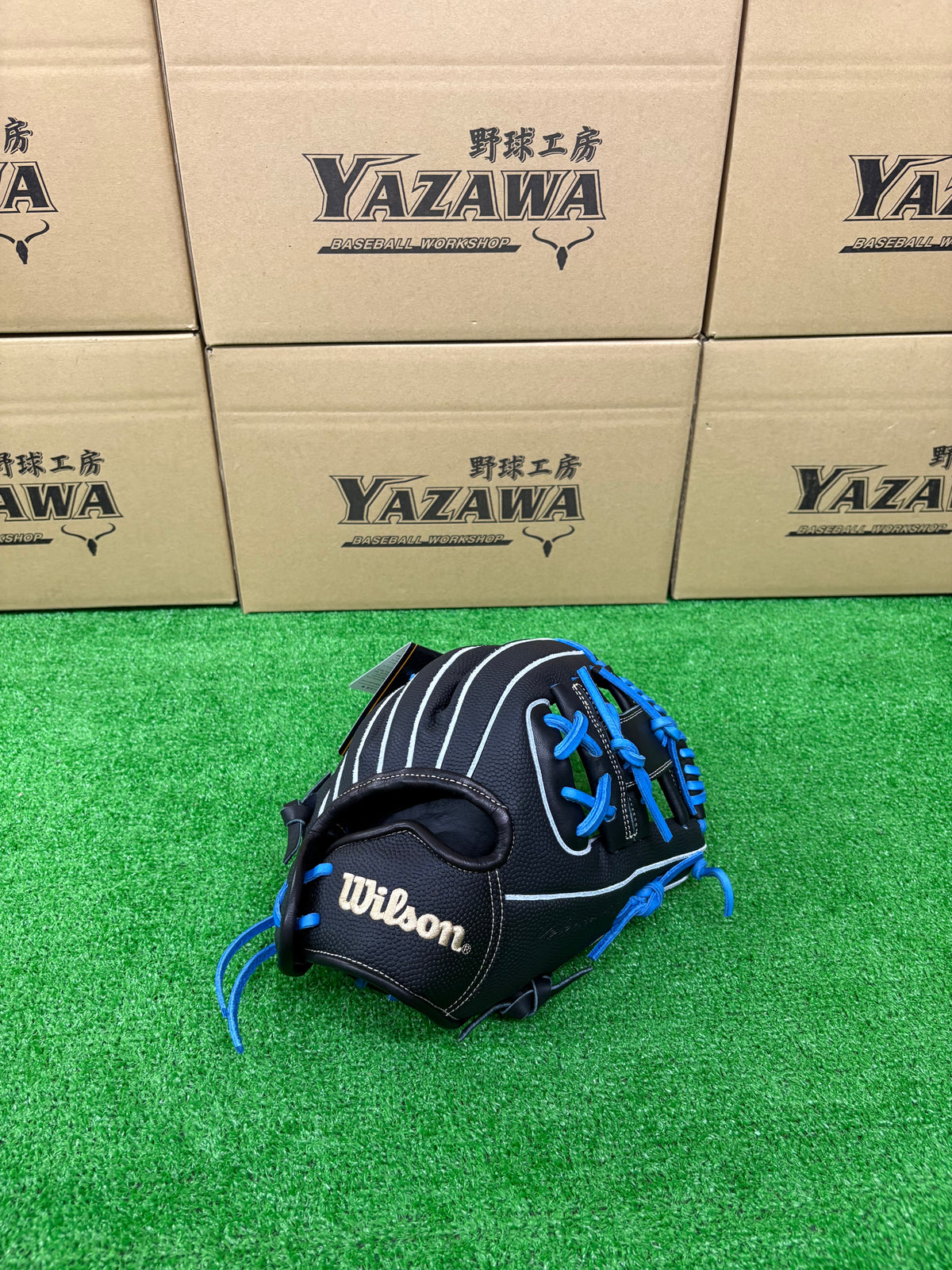 Wilson　少年軟式内野手用グラブ 【6J型】　ブラック×ブラックSS
