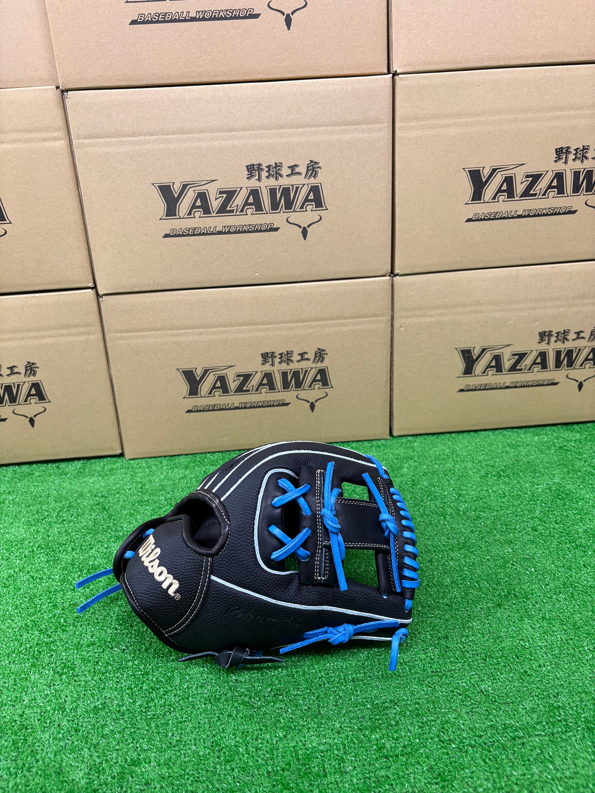 Wilson　少年軟式内野手用グラブ 【6J型】　ブラック×ブラックSS