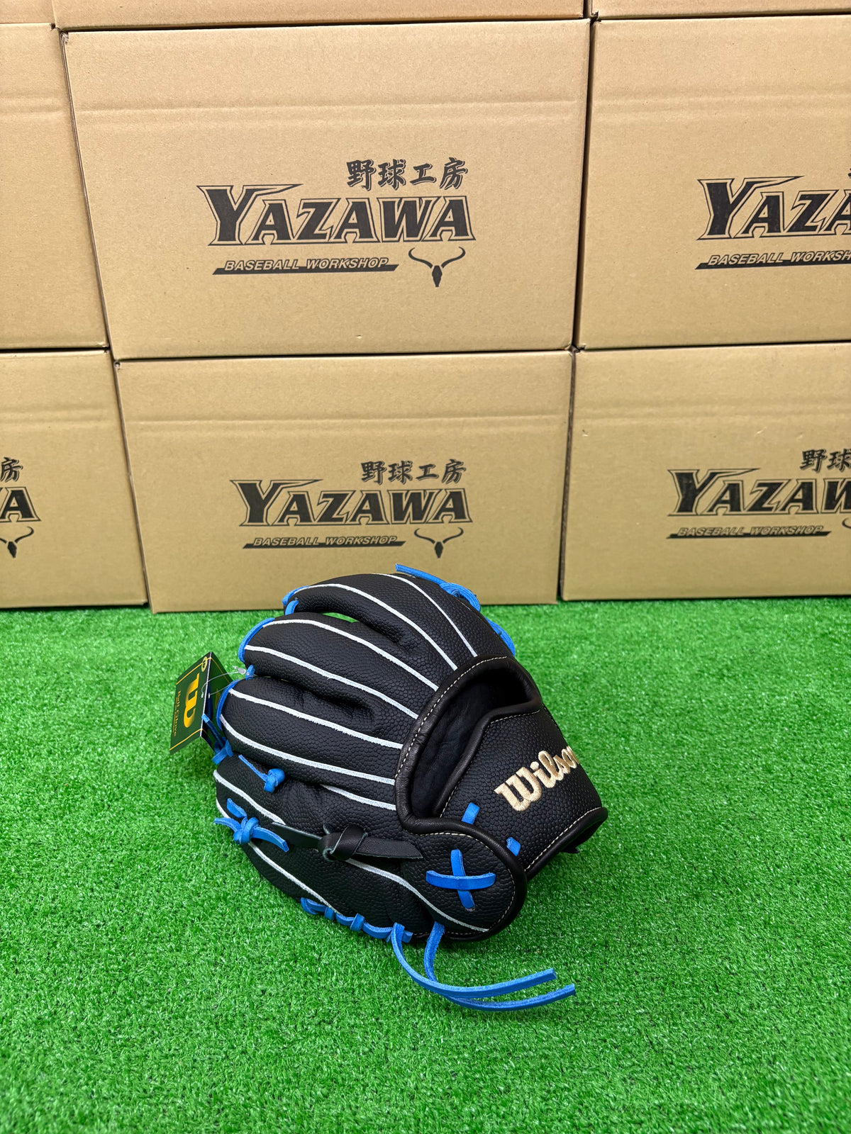 Wilson　少年軟式内野手用グラブ 【6J型】　ブラック×ブラックSS