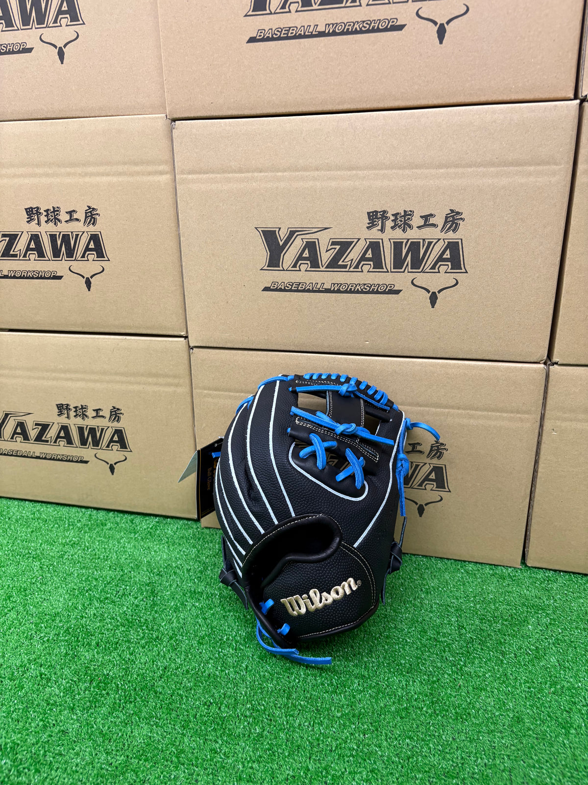 Wilson　少年軟式内野手用グラブ 【6J型】　ブラック×ブラックSS