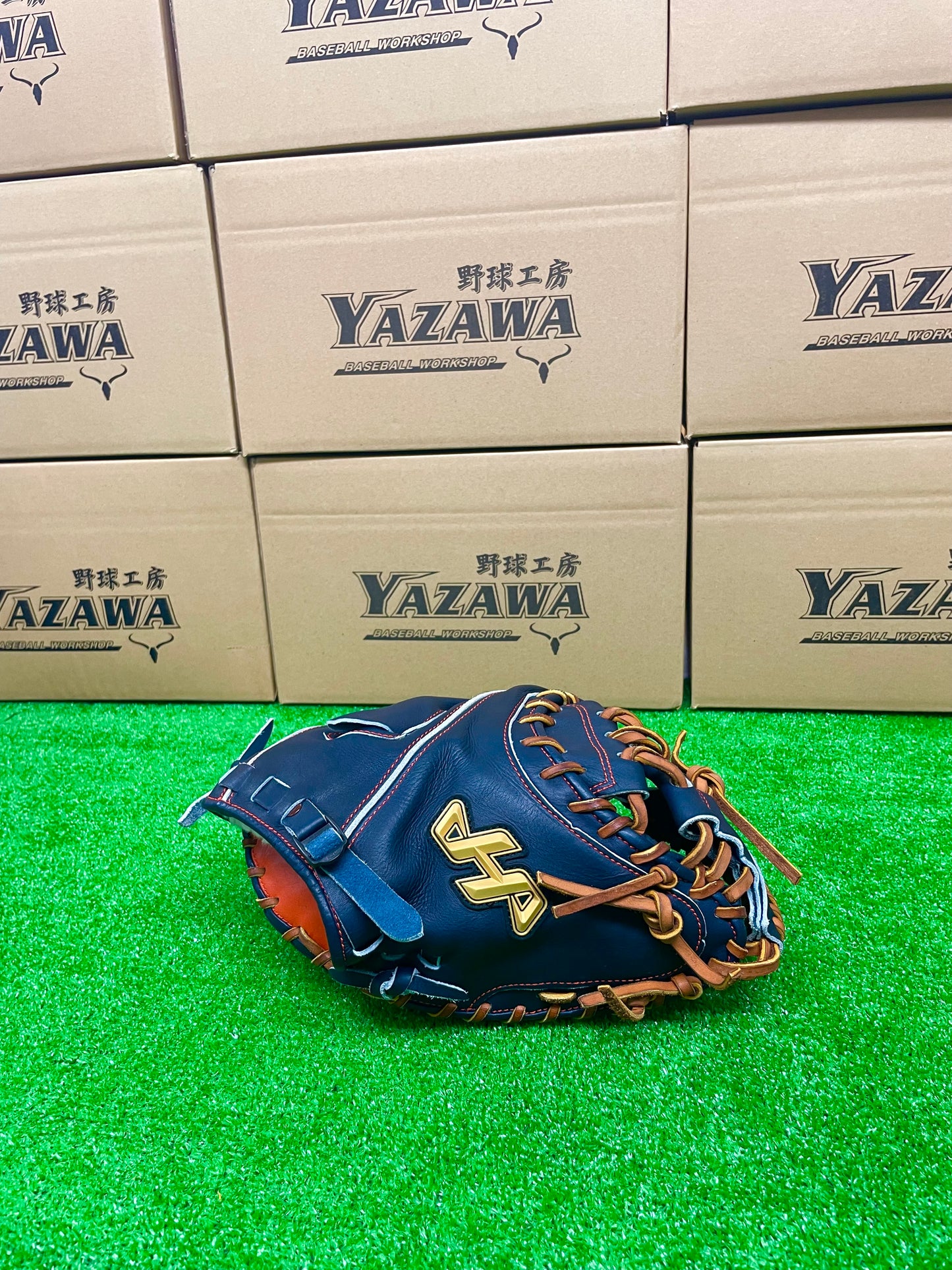 ハタケヤマ硬式キャッチャーミット　M5型　Iブラック