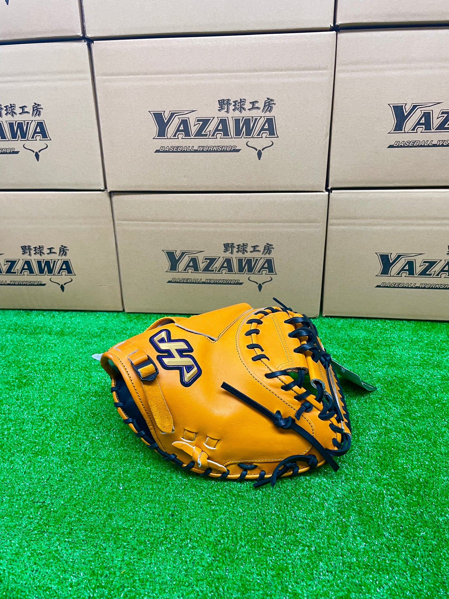 ハタケヤマ硬式キャッチャーミット　K-M9by　Jイエロー