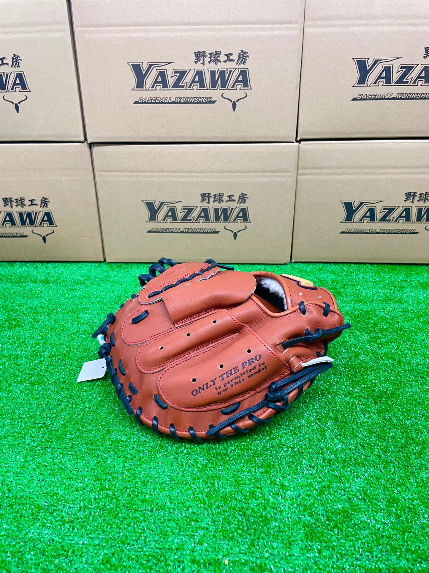 ハタケヤマ　硬式キャッチャーミット　PBWーＭ02br　ブラウン×ブラック