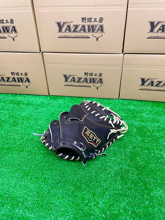 ZETT 軟式キャッチャーミット　小林モデル　BRCB30222　チョコブラウン【型付け済み】