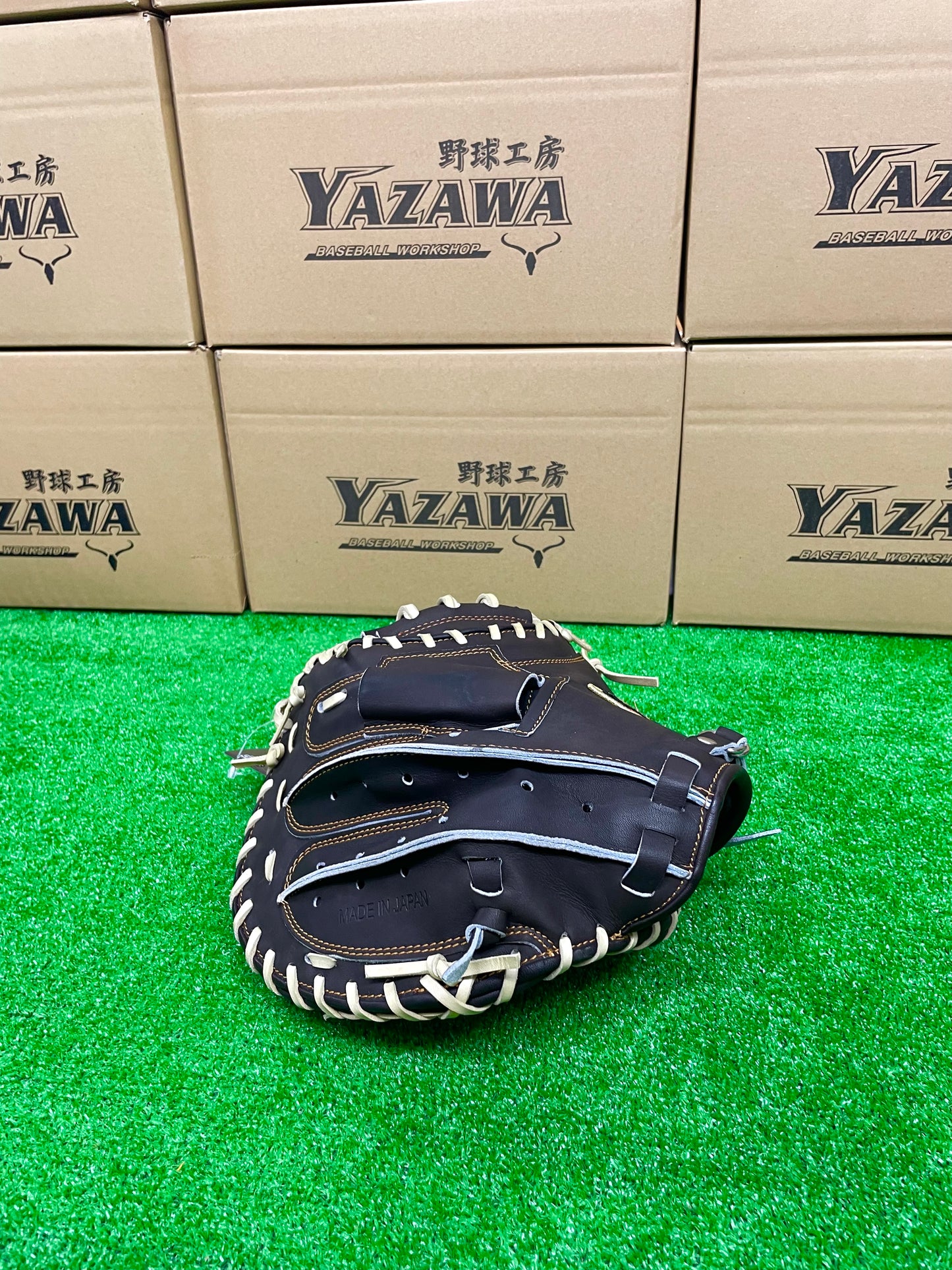 ZETT 軟式キャッチャーミット　小林モデル　BRCB30222　チョコブラウン【型付け済み】