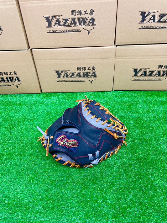 久保田スラッガー　軟式キャッチャーミットKSM-037　KSブラック×Dグレー