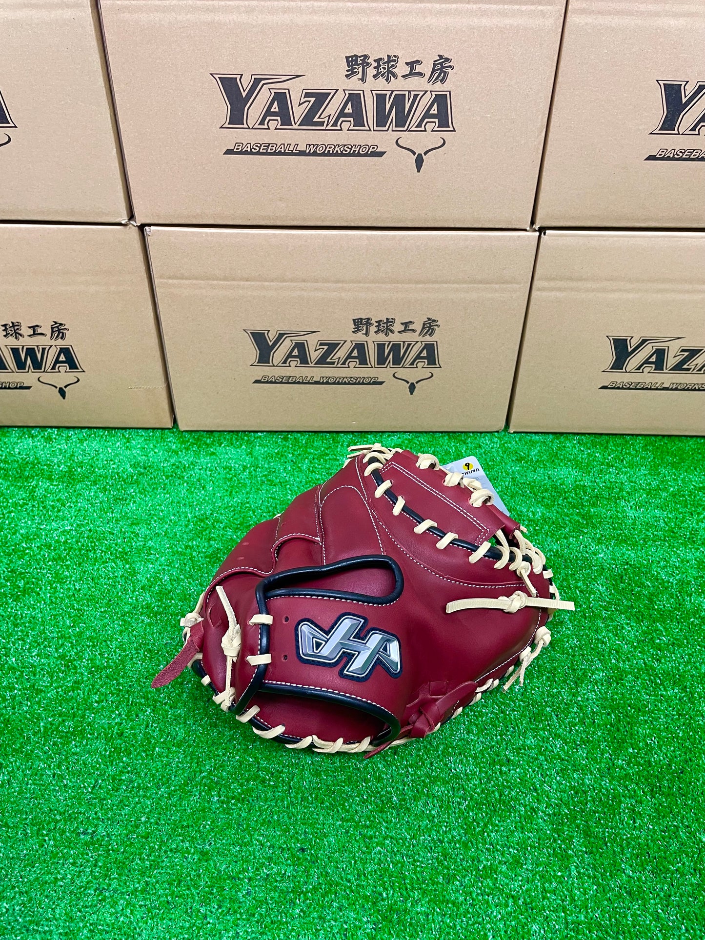 ハタケヤマ　軟式キャッチャーミット2025PRO-M9EC　ASバック　エンジ