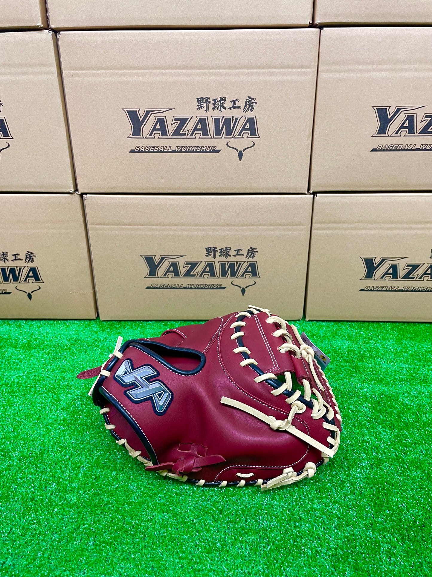 ハタケヤマ　軟式キャッチャーミット2025PRO-M9EC　ASバック　エンジ