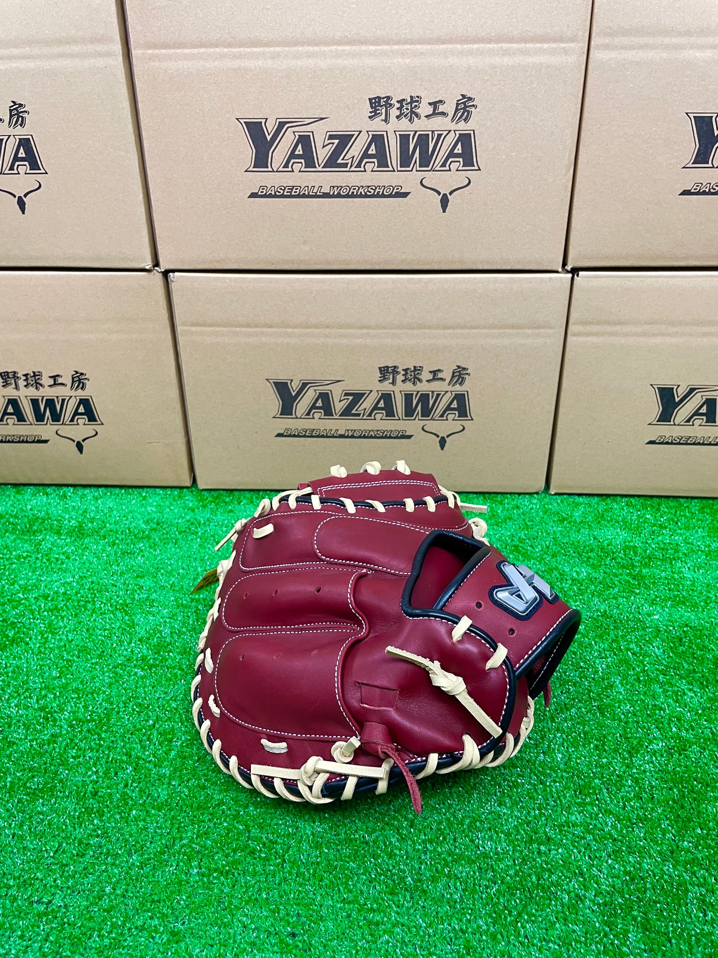 ハタケヤマ　軟式キャッチャーミット2025PRO-M9EC　ASバック　エンジ