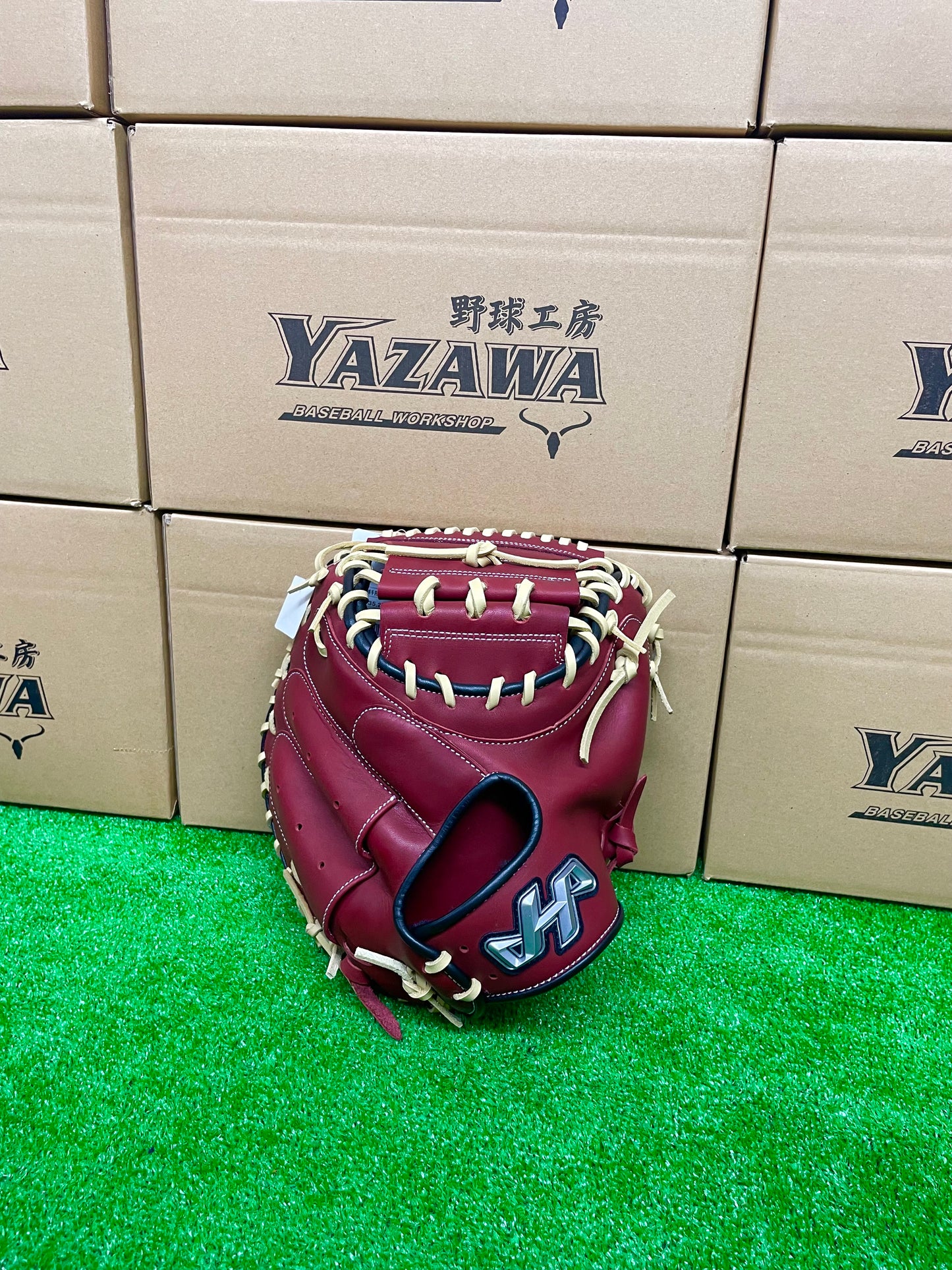 ハタケヤマ　軟式キャッチャーミット2025PRO-M9EC　ASバック　エンジ