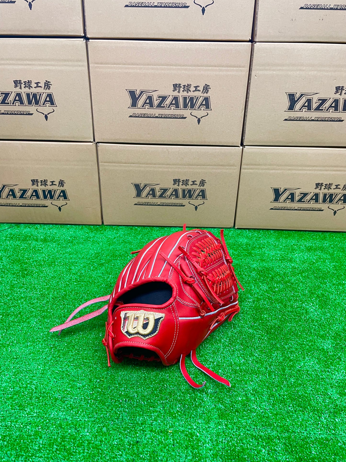 Wilson　硬式投手・ユーティリティ用グラブ　33型 Eオレンジ