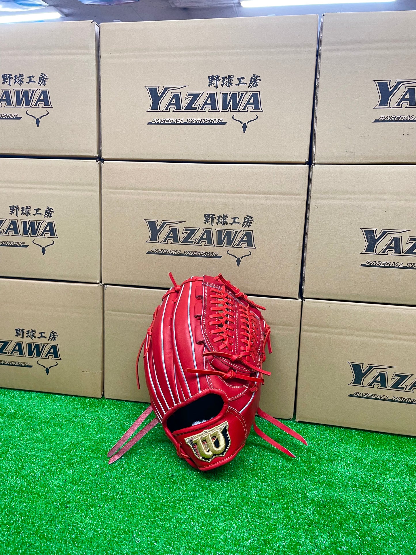 Wilson　硬式投手・ユーティリティ用グラブ　33型 Eオレンジ