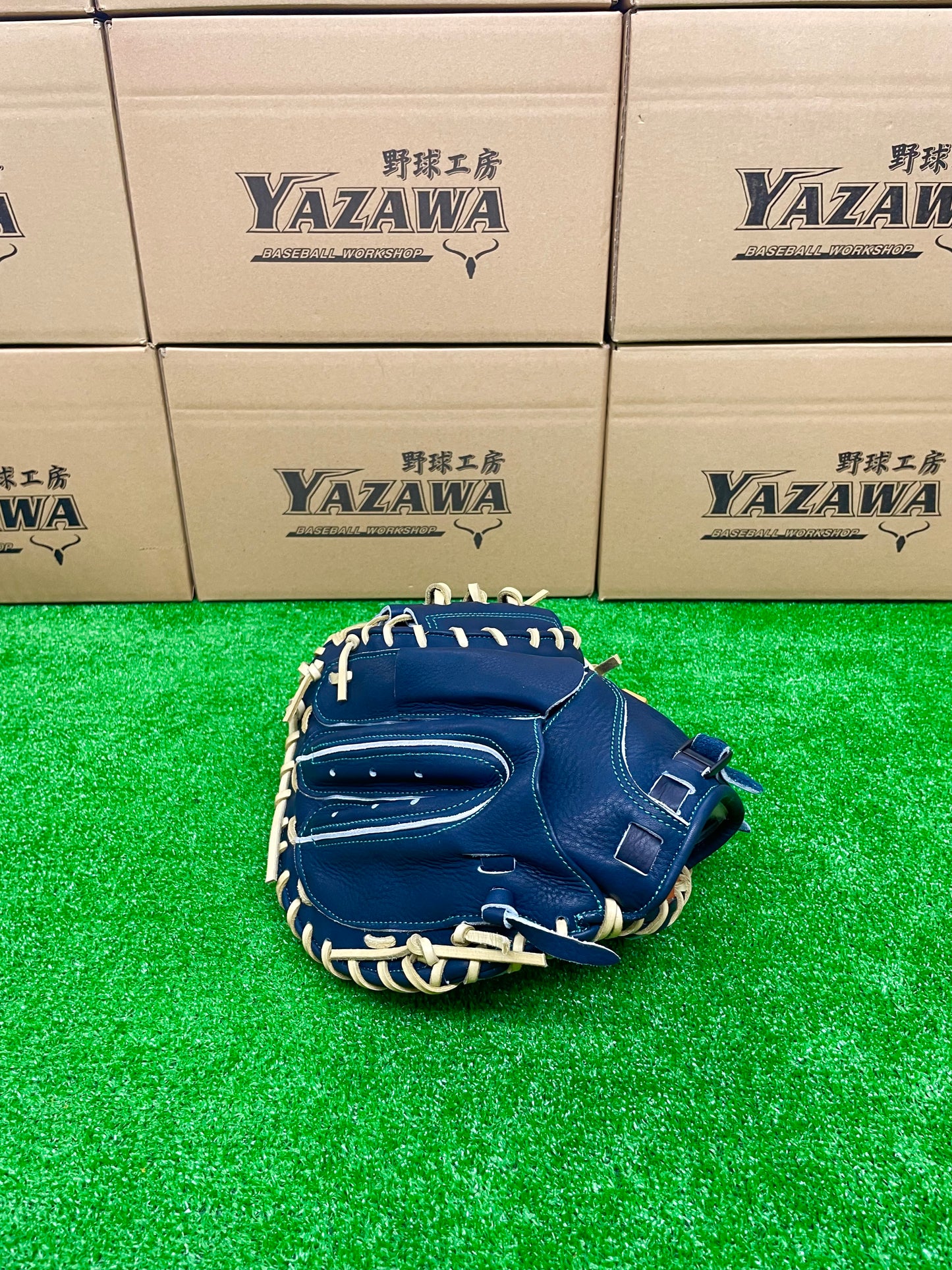 ハタケヤマ　軟式キャッチャーミット WN-25M9　Iブラック