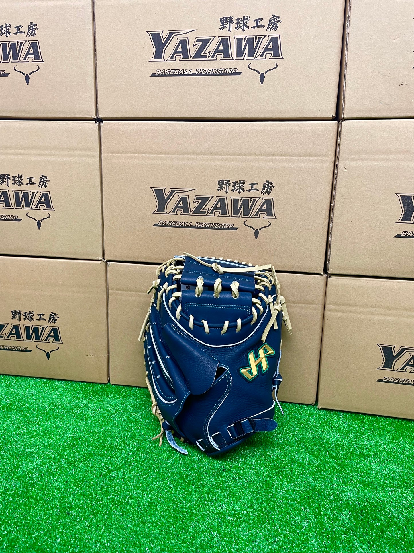 ハタケヤマ　軟式キャッチャーミット WN-25M9　Iブラック