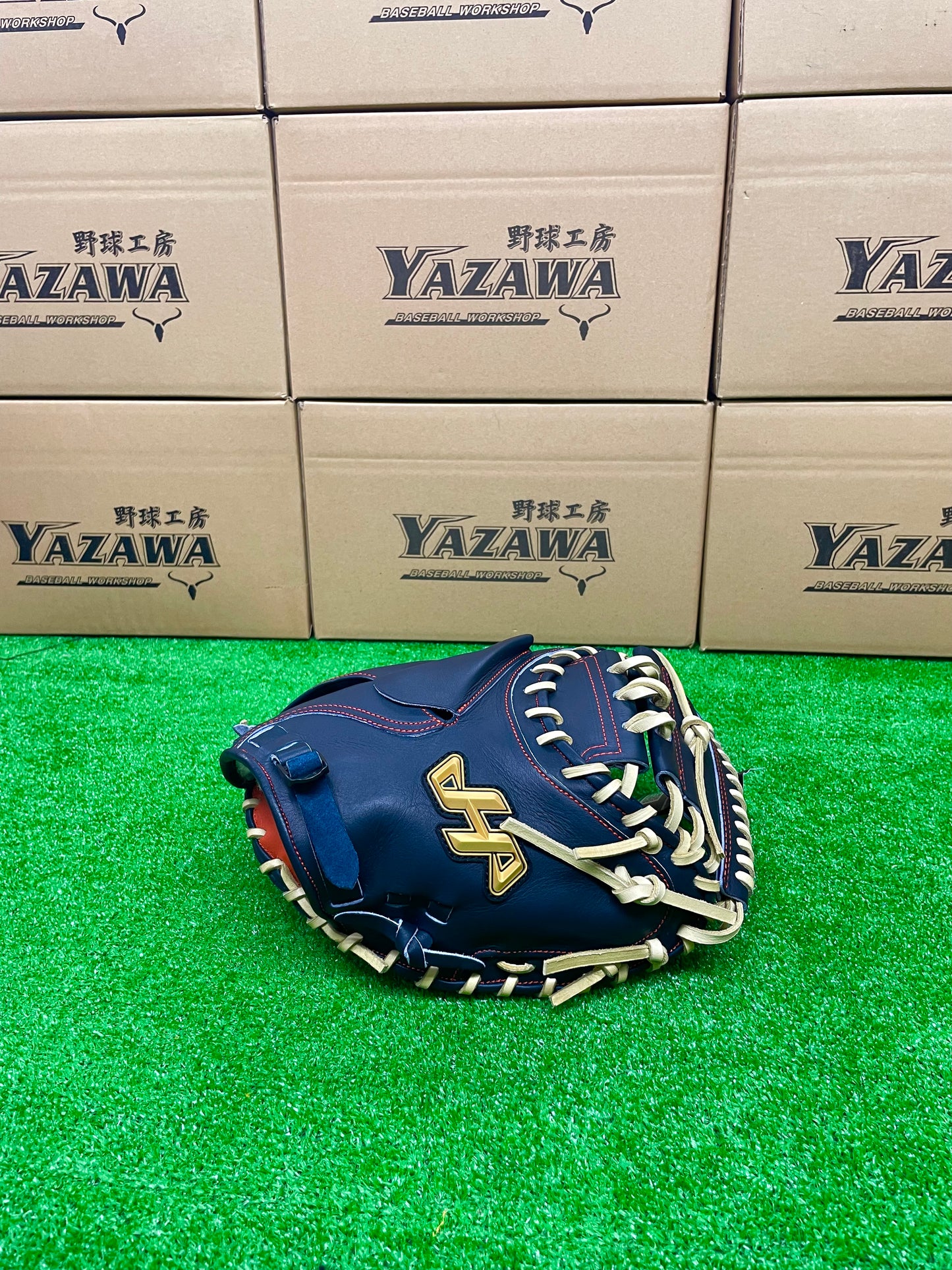 ハタケヤマ硬式キャッチャーミット　PRO-M9IB　Iブラック