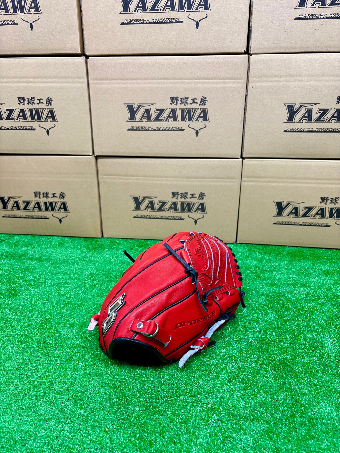 SSK　軟式投手用グラブ　PNC71925F【7S】Bオレンジ×ブラック