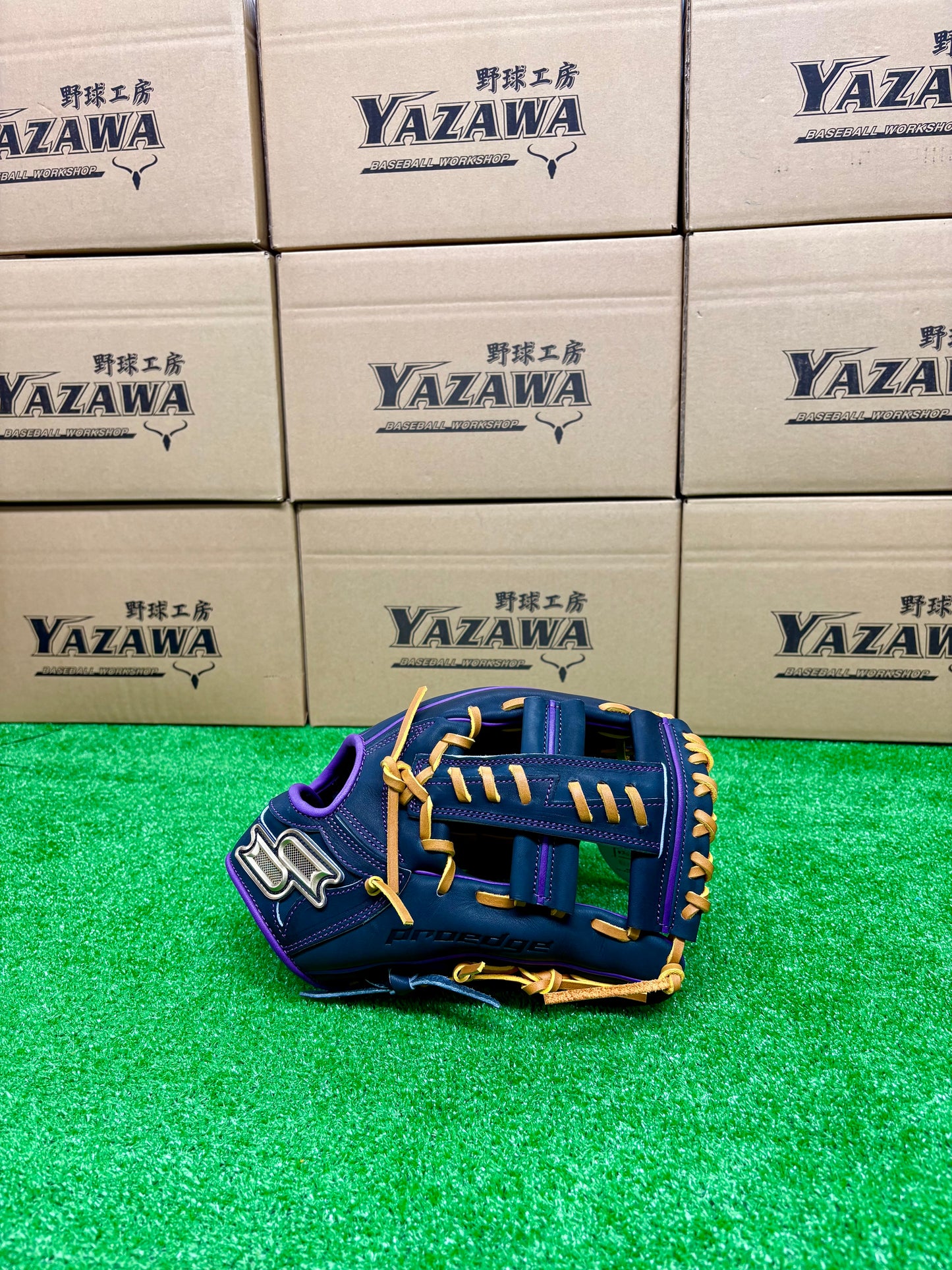 SSK　軟式内野手用　PNC84425F【６S】Nブラック×パープル