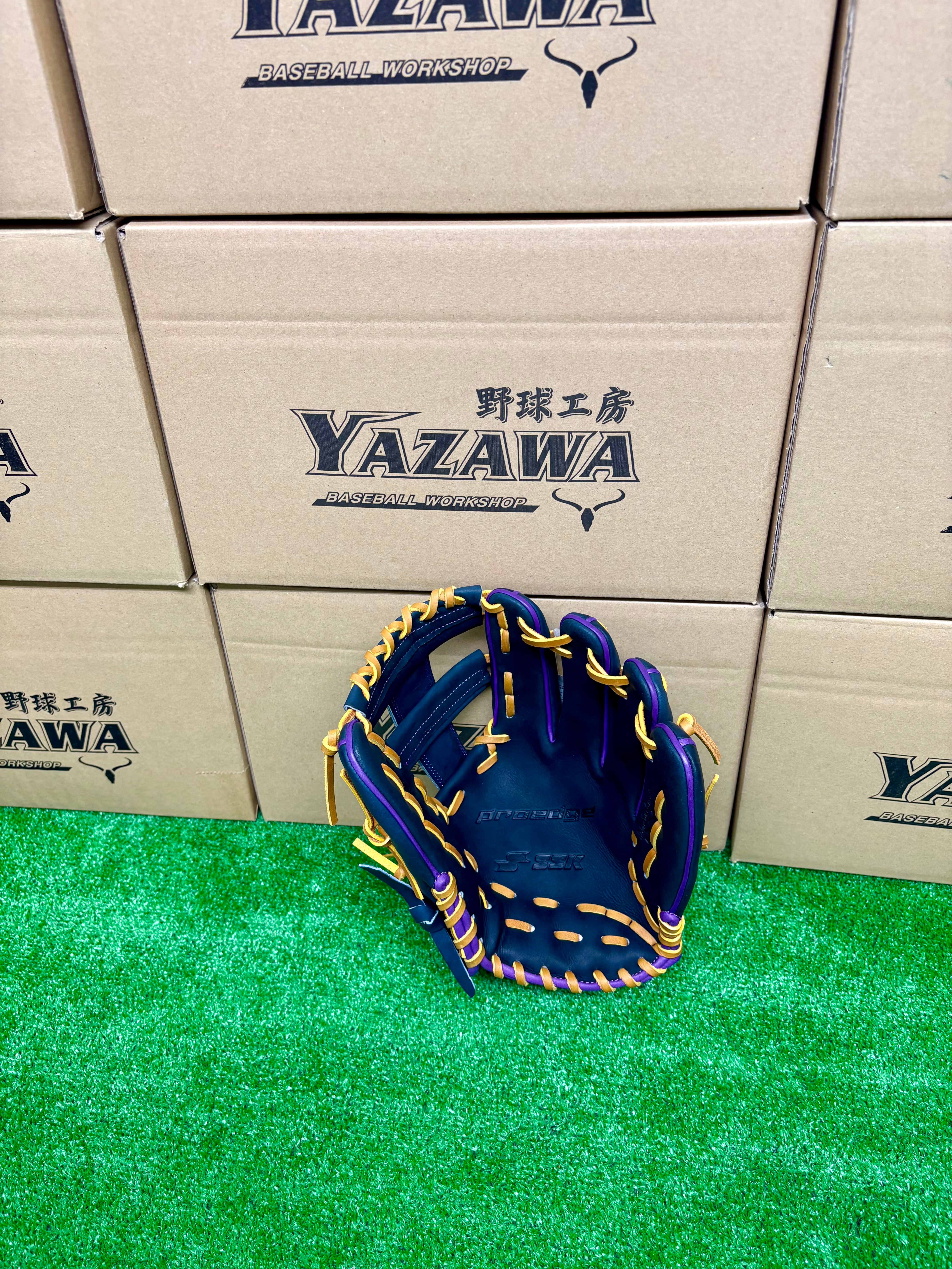 SSK 軟式内野手用 PNC84425F【6S】Nブラック×パープル – ヤザワスポーツ