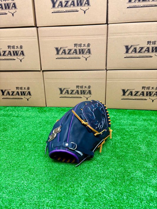 SSK 軟式投手用　PNC71425F【７S】Nブラック×パープル