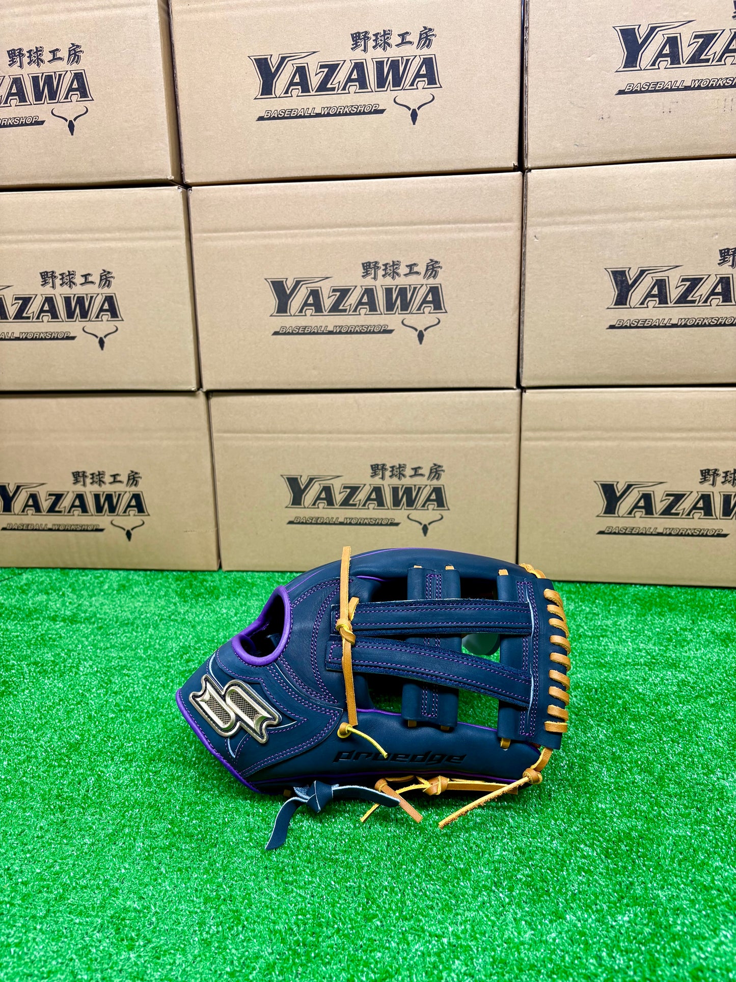 SSK 軟式内野手用　PNC86625F【６S】Nブラック×パープル