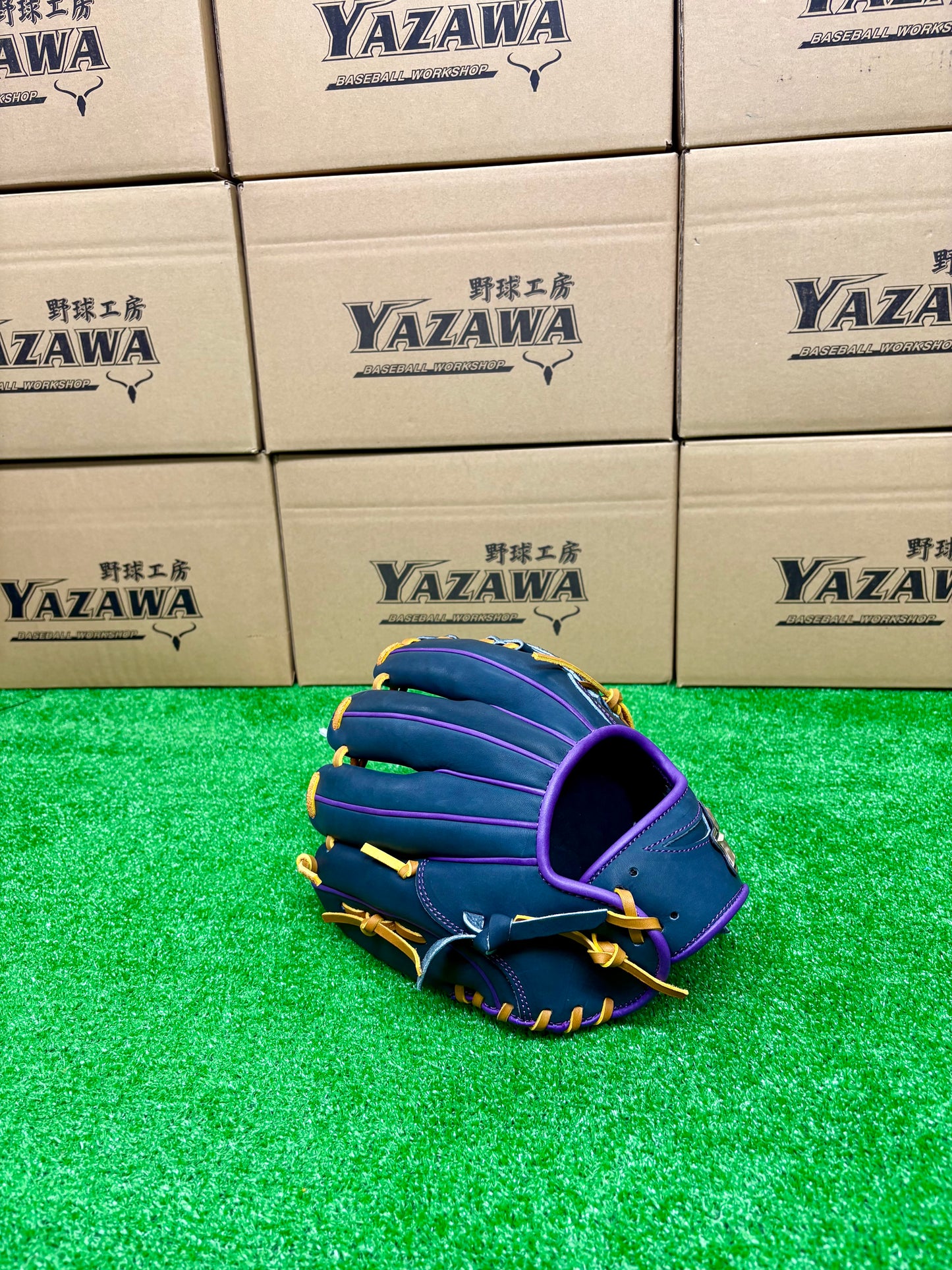 SSK 軟式内野手用　PNC86625F【６S】Nブラック×パープル