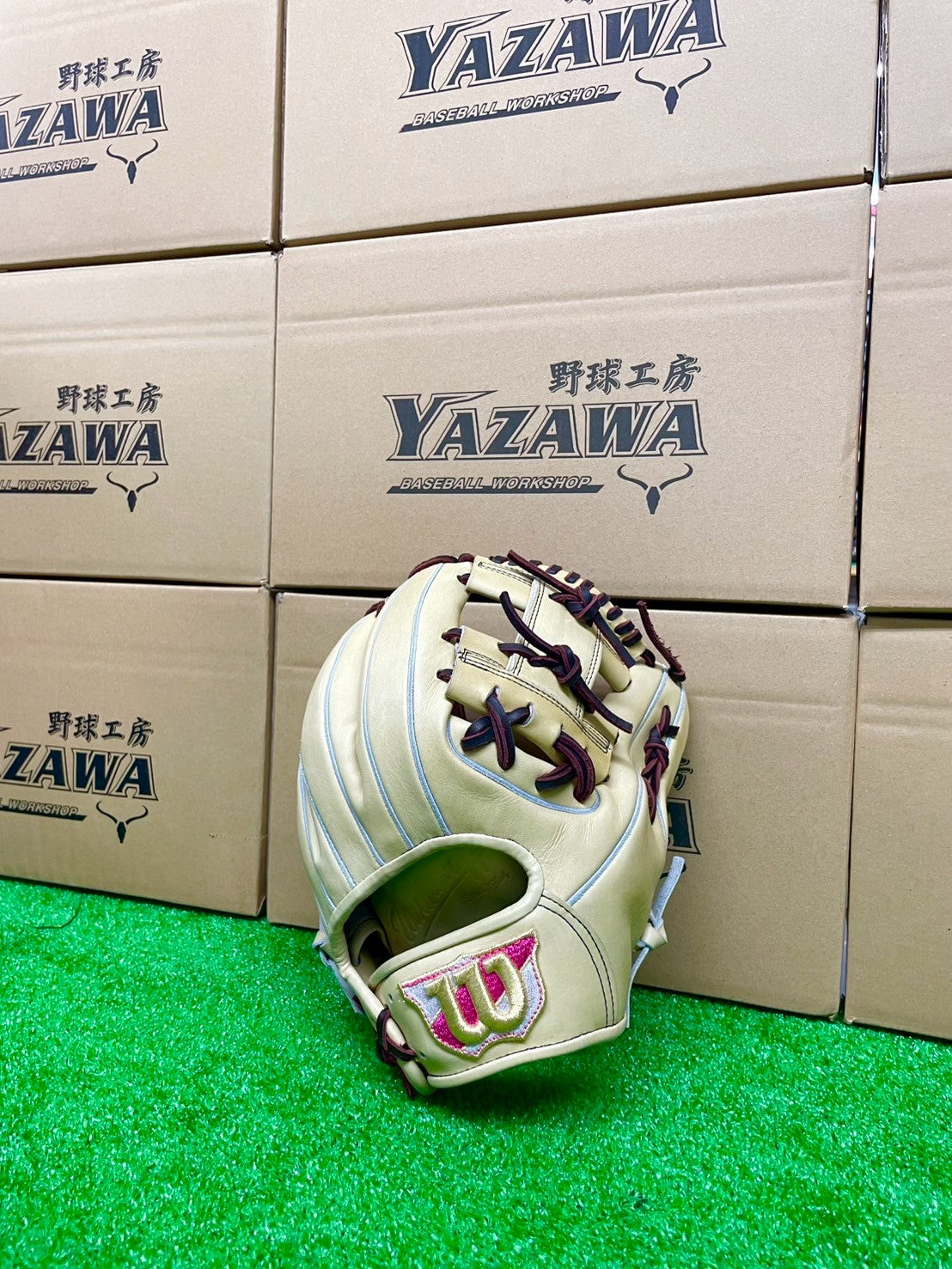 Wilson硬式内野手用86型ブロンド【型付け済み】