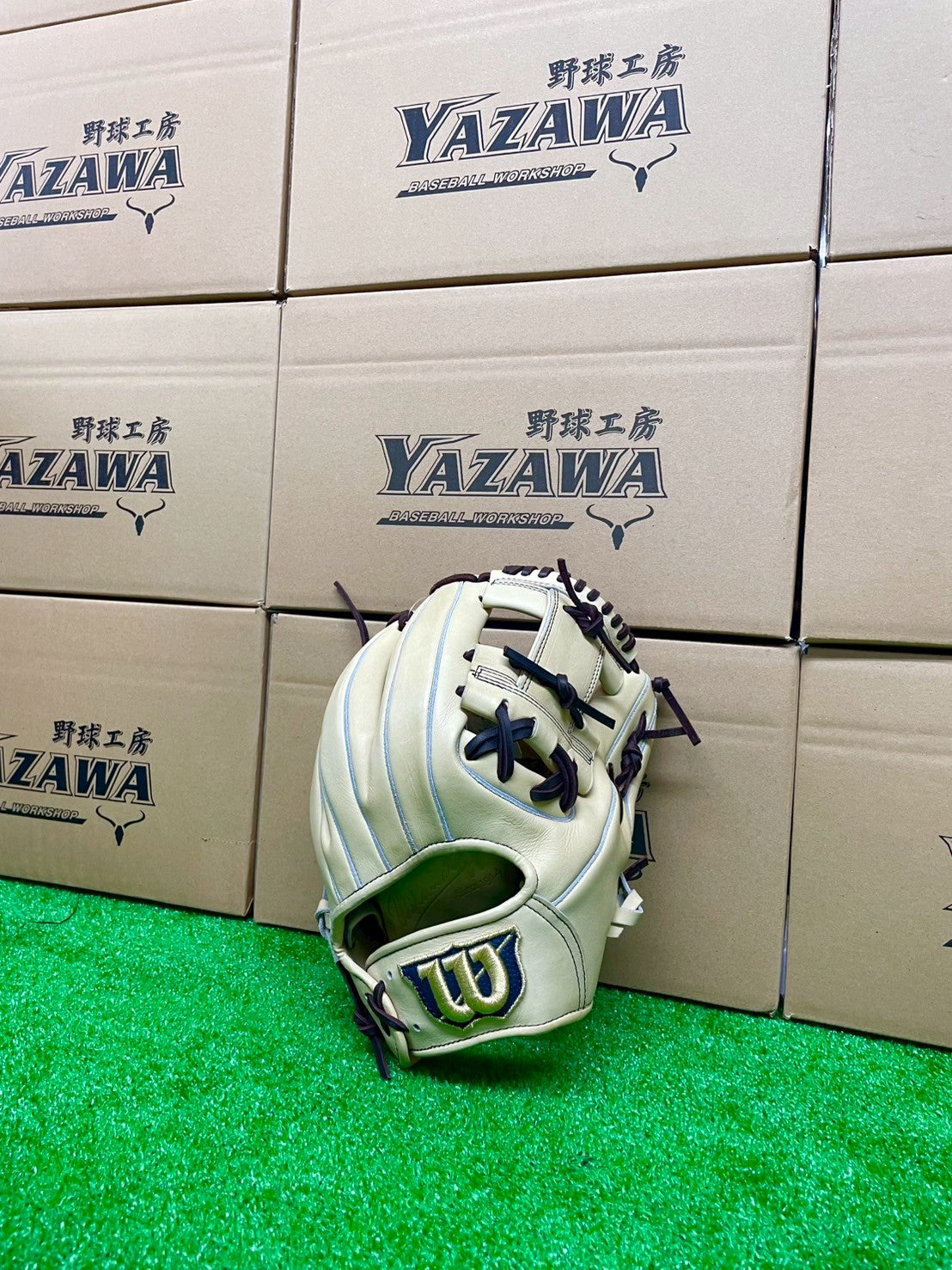 Wilson硬式内野手用86型ブロンド【型付け済み】