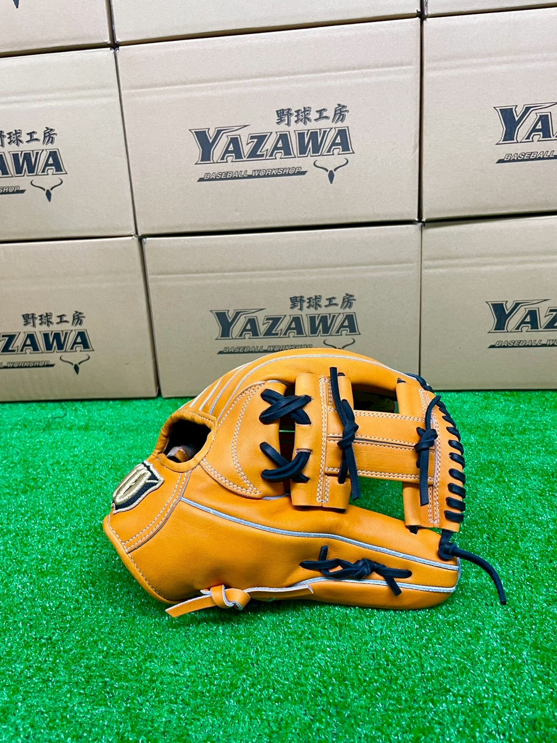 Wilson 硬式内野手用87型Wオレンジ【型付け済み】