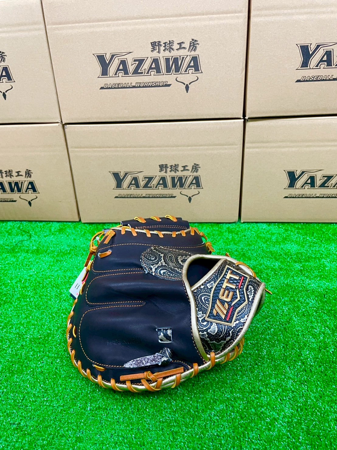 ZETTダイヤモンドショップ限定軟式キャッチャーミット中村型