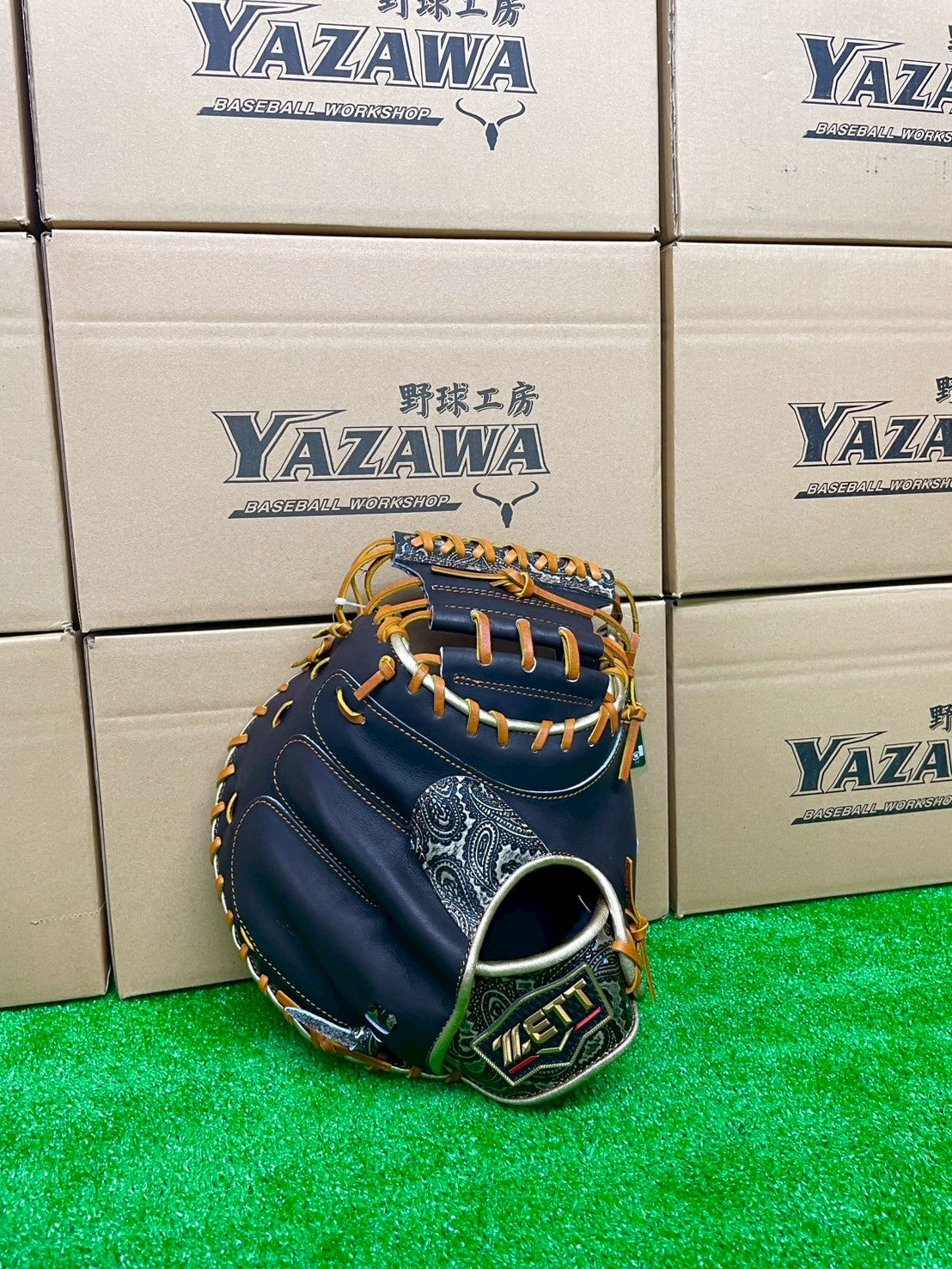 ZETTダイヤモンドショップ限定軟式キャッチャーミット中村型