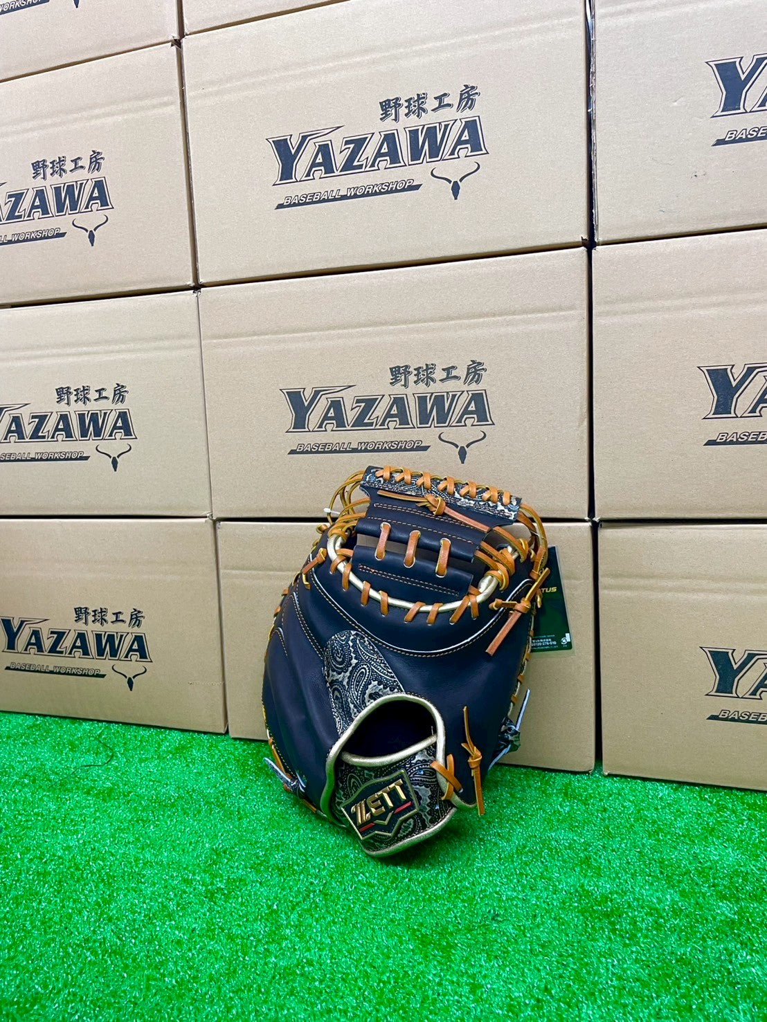 ZETTダイヤモンドショップ限定軟式キャッチャーミット中村型