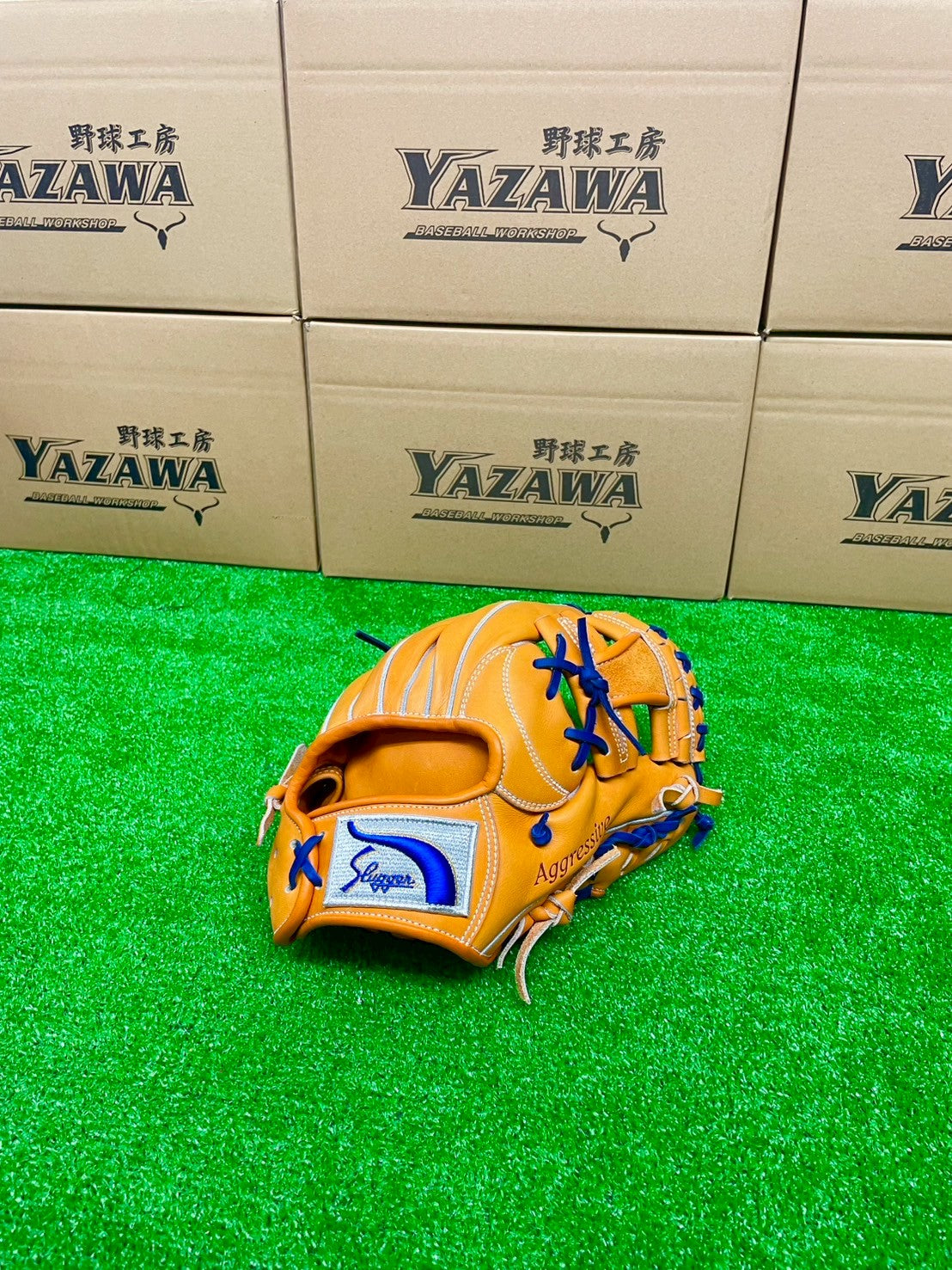 久保田スラッガー　硬式内野手用AR4　女子野球対応モデル【型付け済み（小指2本）】