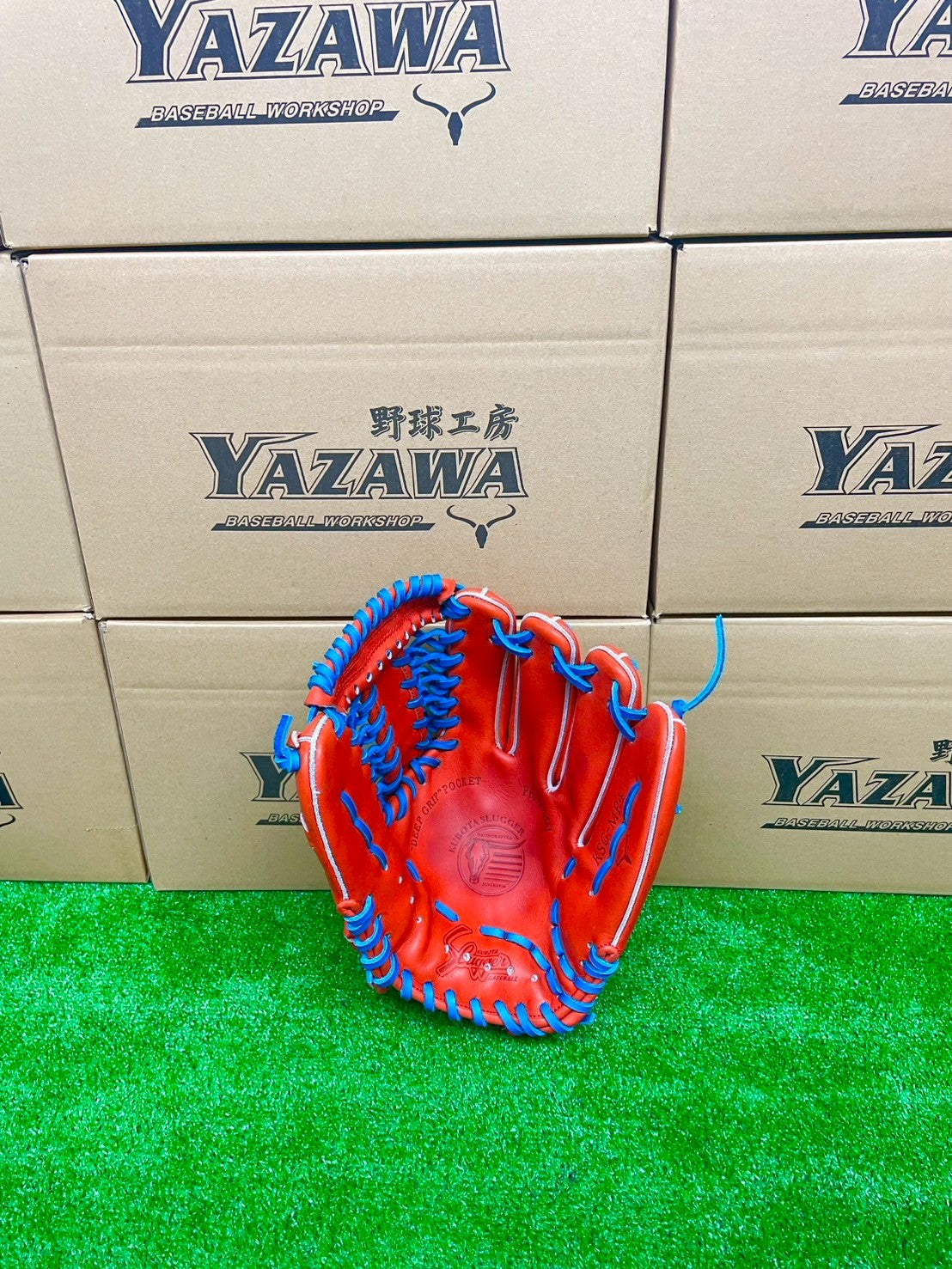 久保田スラッガー　硬式用グラブMP4　女子野球対応モデル　【型付け済み（小指2本）】