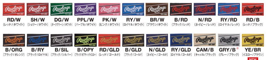 ローリングス　店舗別注【型付け済み】軟式内野手用グラブ　N54FS型　リッチタン×チェリー