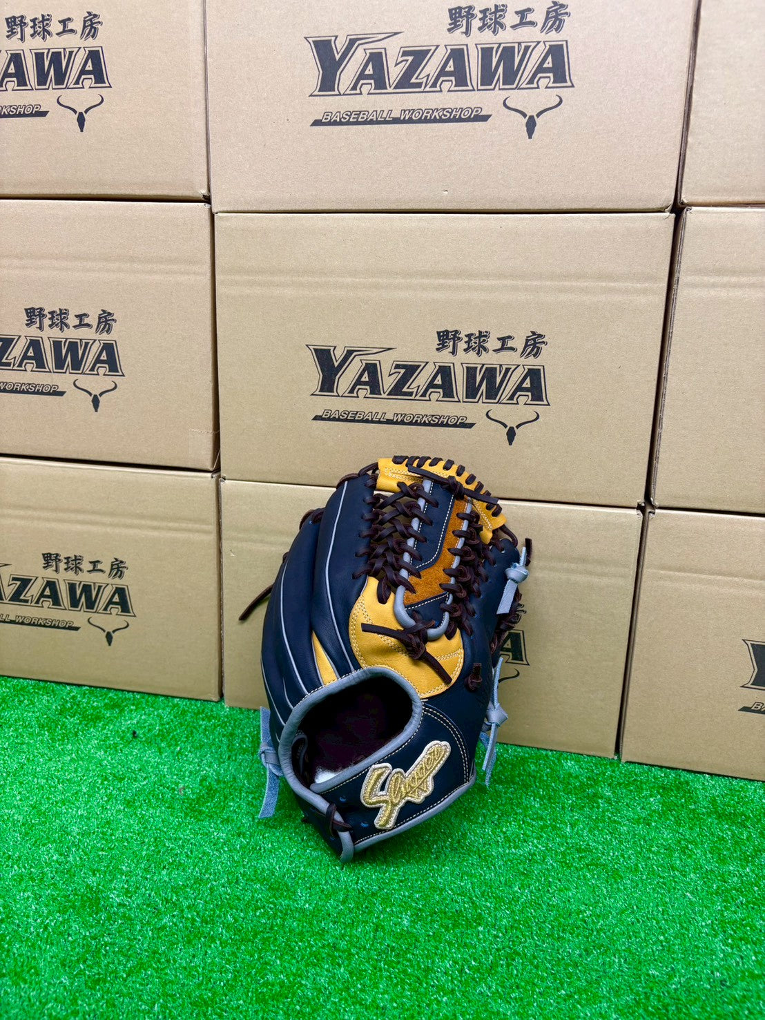 久保田スラッガー　軟式店舗別注グラブ【型付け済み】KSN-AR5　KSブラック×タン