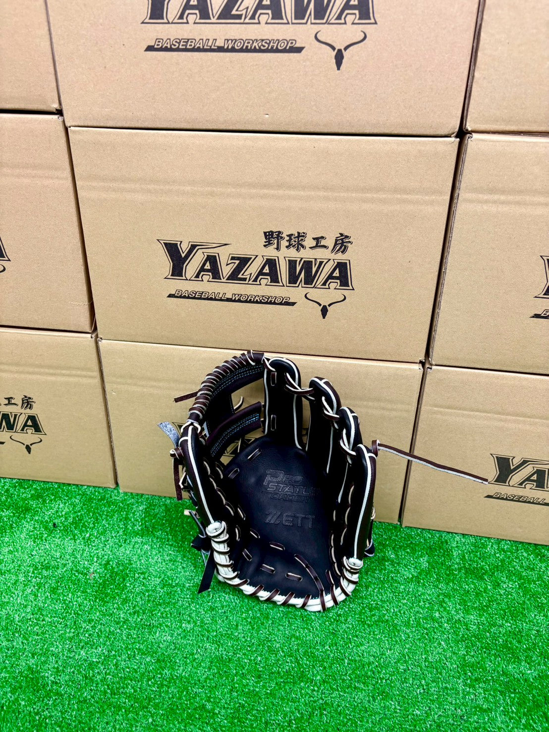ZETT  軟式店舗別注グラブ【型付け済み】246型 　ブラック×ブラウン