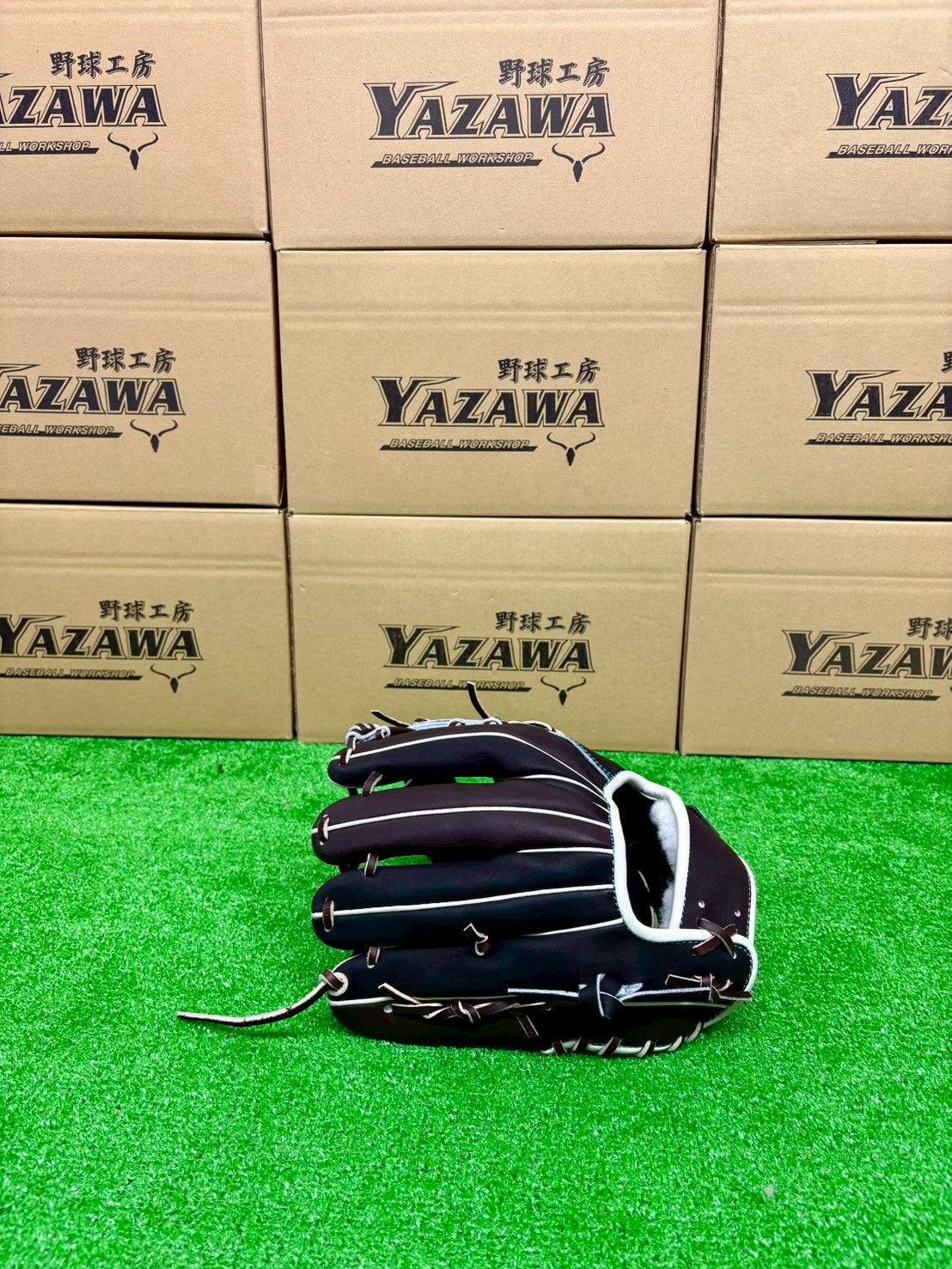 ZETT  軟式店舗別注グラブ【型付け済み】246型 　ブラック×ブラウン