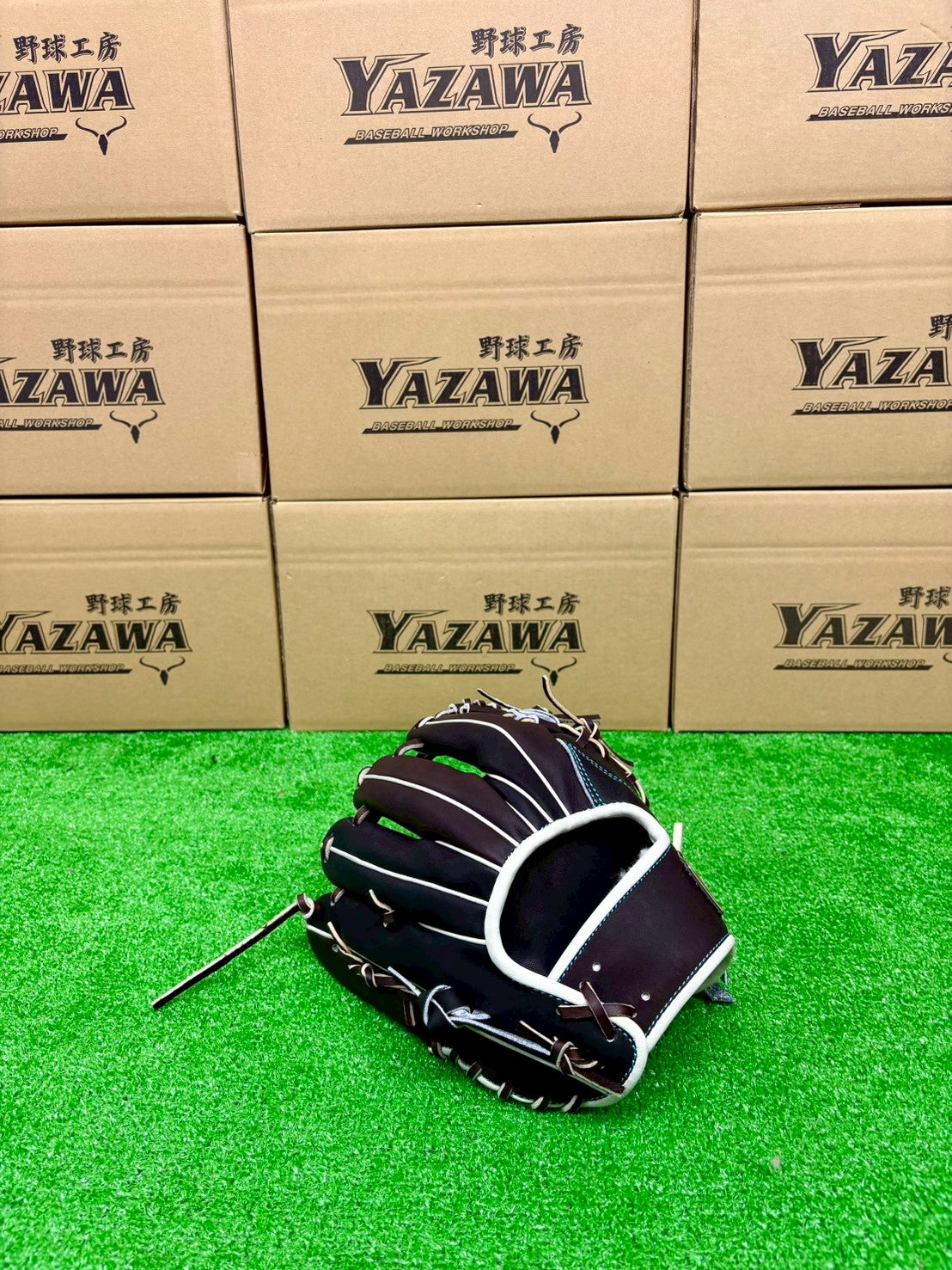 ZETT  軟式店舗別注グラブ【型付け済み】246型 　ブラック×ブラウン