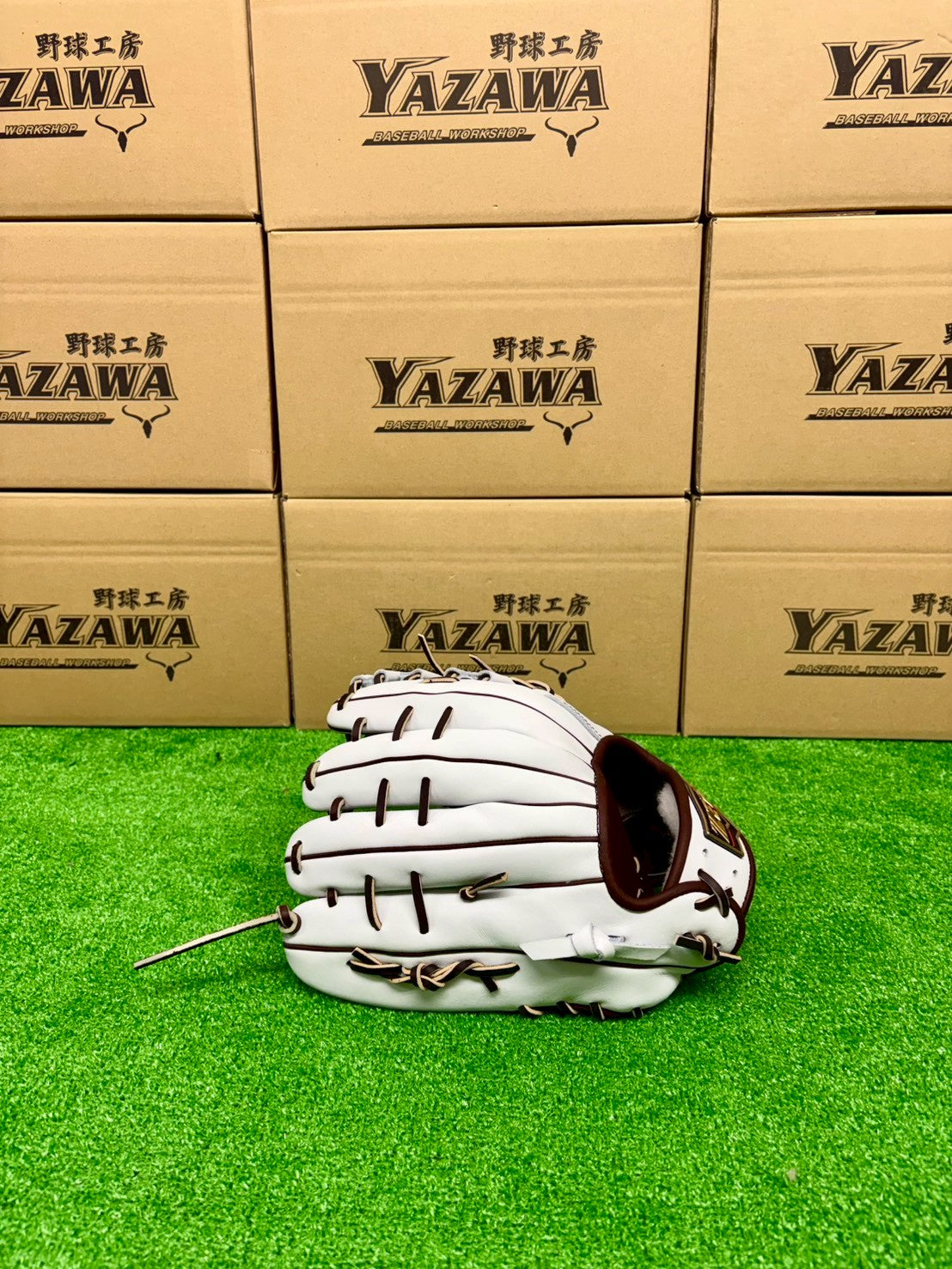 ZETT  軟式店舗別注グラブ【型付け済み】236型 　ホワイト×ブラウン