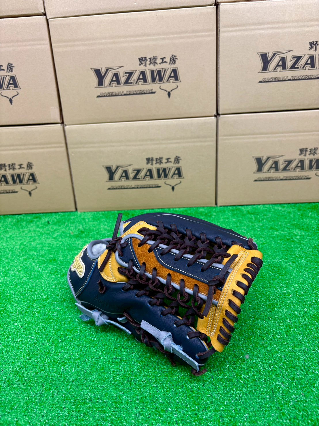 久保田スラッガー　軟式店舗別注グラブ【型付け済み】KSN-AR5　KSブラック×タン