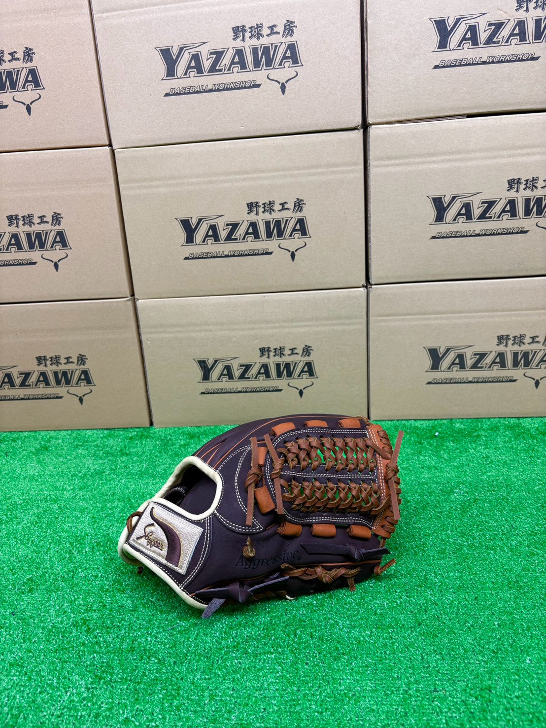 久保田スラッガー　軟式店舗別注グラブ【型付け済み】KSN-L7S　バーガンディ×ウッド