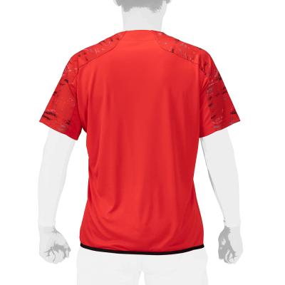 ミズノプロ　グラフィックヒートアップ　12JCBX3462　チャイニーズレッド／ネイビーピオニー